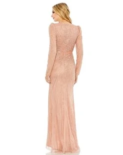 Mac Duggal 5715 Dress -THE DRESS WARE HOUSE 5715 Rose BK c25e452f bde1 49fe bc87 7b13552cf01c