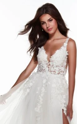 Alyce 60894 Dress -THE DRESS WARE HOUSE 60894 DIAMONDWHITE 3 103