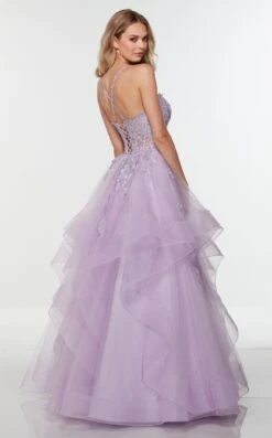 Alyce 61094 Dress -THE DRESS WARE HOUSE 61094 LAVENDER 2