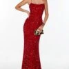 Alyce 61181 Dress -THE DRESS WARE HOUSE 61181 RED 1 641168
