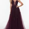 Alyce 61263 Dress -THE DRESS WARE HOUSE 61263 BLACKPLUM 1