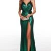 Alyce 61425 Dress -THE DRESS WARE HOUSE 61425 EMERALD 3