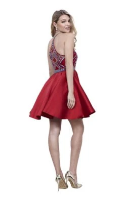 Nox Anabel 6251 Dress -THE DRESS WARE HOUSE 6251 BURGUNDY 3 1024x1024 32a3fe95 47f7 4d80 8370 8054035c6089