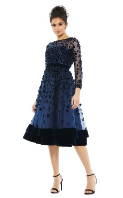 Mac Duggal 67007 Dress -THE DRESS WARE HOUSE 67007 Midnight AB cefcc723 87d6 4b18 82af 8de2c48ac634
