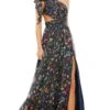 Mac Duggal 67938 Dress -THE DRESS WARE HOUSE 67938 NavyMulti AB c6076081 26af 497e bd6b 5729b21c1740