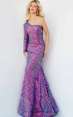 Jovani 24098 Dress -THE DRESS WARE HOUSE 70 24098 PURPLE 6 2 497dd646 f0a7 4e3b a62d eb83f3da394d