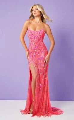 Rachel Allan 70281 Dress -THE DRESS WARE HOUSE 70281 Hot Pink f 9fd51862 040e 4eea a561 bb03c033094a