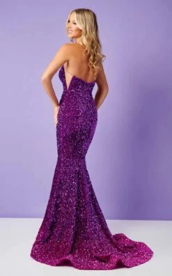 Rachel Allan 70293 Dress -THE DRESS WARE HOUSE 70293 Purple Ombre b 507f8002 2468 4edf 8bb7 8f5875f386c1