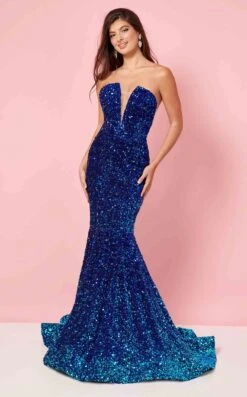 Rachel Allan 70293 Dress -THE DRESS WARE HOUSE 70293 Royal Ombre f 0663b02c 216d 4219 b5a8 8bd405675938