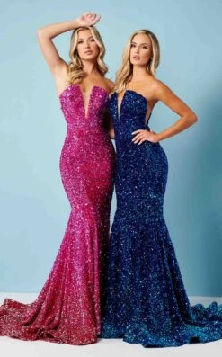 Rachel Allan 70293 Dress -THE DRESS WARE HOUSE 70293 combo 21377052 c677 43dd 88e0 8d53dc587949