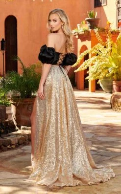 Rachel Allan 70298 Dress 16 Rachel Allan 70298 Dress -THE DRESS WARE HOUSE 70298 Black Gold b 0fae62c3 477b 4ca9 951a af87b8fd4934