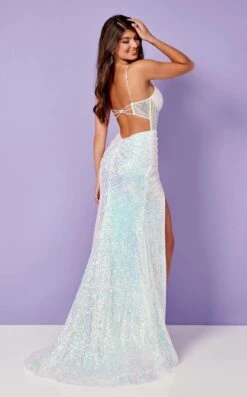 Rachel Allan 70307 Dress -THE DRESS WARE HOUSE 70307 White b d9636efb cd29 45af 83be 5e43a36c717e