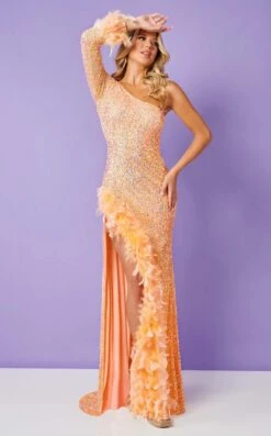 Rachel Allan 70359 Dress -THE DRESS WARE HOUSE 70359 Sherbert 1 ca9029cc daf6 47d9 9ce3 3e7e7edb7ce4