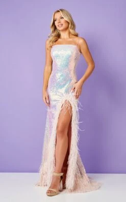 Rachel Allan 70444 Dress -THE DRESS WARE HOUSE 70444 Light Pink f 1f47c620 a525 4063 afc7 d56069d538d4