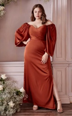 Cinderella Divine 7482C Dress -THE DRESS WARE HOUSE 7482C sienna 261982
