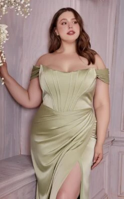 Cinderella Divine 7484C Dress -THE DRESS WARE HOUSE 7484C sage