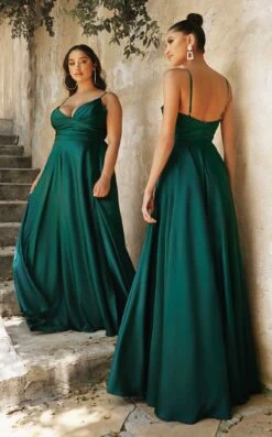 Cinderella Divine 7485 Dress -THE DRESS WARE HOUSE 7485 emerald
