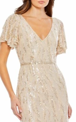 Mac Duggal 93591 Dress -THE DRESS WARE HOUSE 93591 Oyster CL 36a7e37b 0f7c 4d12 9b01 f6677d593618