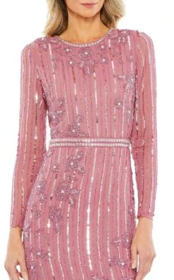 Mac Duggal 93627 Dress -THE DRESS WARE HOUSE 93627 Rosewood CL