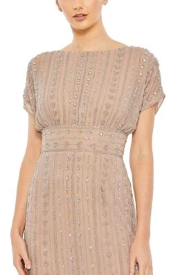 Mac Duggal 93649 Dress -THE DRESS WARE HOUSE 93649 DarkMocha CL