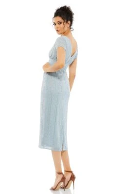 Mac Duggal 93649 Dress -THE DRESS WARE HOUSE 93649 SlateBlue BK