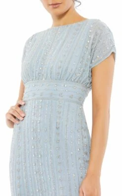 Mac Duggal 93649 Dress -THE DRESS WARE HOUSE 93649 SlateBlue CL