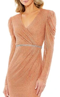 Mac Duggal 93674 Dress -THE DRESS WARE HOUSE 93674 Copper CL