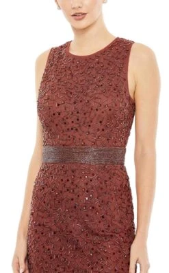 Mac Duggal 93758 Dress -THE DRESS WARE HOUSE 93758 Brick CL