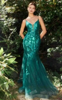 Andrea And Leo A1118 Dress -THE DRESS WARE HOUSE A1118 EMERALD e6acd11c f658 4a0d b2bc 9b05b7323567