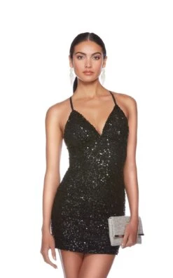 Alyce 84000 Dress -THE DRESS WARE HOUSE Alyce 84000 BLACK 1