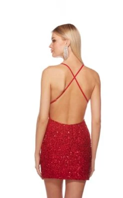 Alyce 84000 Dress -THE DRESS WARE HOUSE Alyce 84000 RED 2