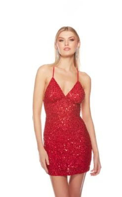 Alyce 84000 Dress -THE DRESS WARE HOUSE Alyce 84000 RED 3