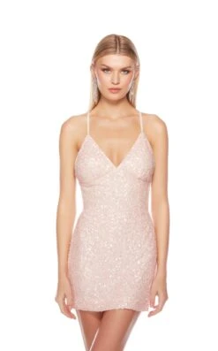 Alyce 84000 Dress -THE DRESS WARE HOUSE Alyce 84000 ROSEWATER 1