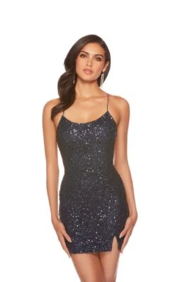 Alyce 84002 Dress -THE DRESS WARE HOUSE Alyce 84002 MIDNIGHT 1