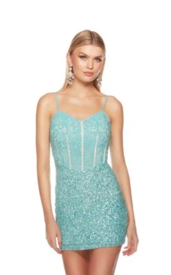 Alyce 84008 Dress -THE DRESS WARE HOUSE Alyce 84008 POOL 3