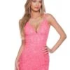 Alyce 84013 Dress -THE DRESS WARE HOUSE Alyce 84013 BARBIEPINK 1