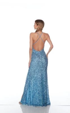 Alyce 88001 Dress -THE DRESS WARE HOUSE Alyce 88001 NIAGARABLUE 2