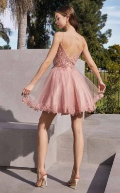 LaDivine CD0213 Dress -THE DRESS WARE HOUSE CD0213 blush 2