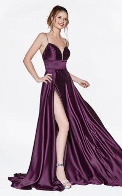 Cinderella Divine CJ523 Dress -THE DRESS WARE HOUSE CJ523 EGGPLANT b94363b0 36b1 480d aac0 a35a38cf8b75