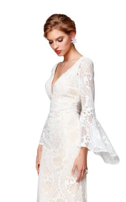 Clarisse 600101 Dress -THE DRESS WARE HOUSE ClarisseWhiteCollection2019 600101F2 dd58c73c 27be 436d 9db5 0e5c1a5e002d