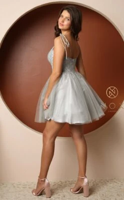 Nox Anabel F732 Dress -THE DRESS WARE HOUSE F732 SILVER 4 227d0a57 fa42 4018 9c99 888bfc88c4f4