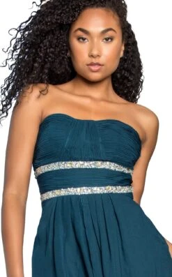 Elizabeth K GL1017 Dress -THE DRESS WARE HOUSE GL1017 DKTEAL 3O 510439