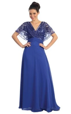 Elizabeth K GL1145 Dress -THE DRESS WARE HOUSE GL1145 ROYALBLUE 1O 9e6a0974 9339 4e82 ac66 e61f0aa52aec