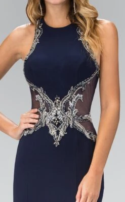 Elizabeth K GL1357 Dress -THE DRESS WARE HOUSE GL1357 NAVY 3O 726139