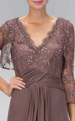 Elizabeth K GL1397 Dress -THE DRESS WARE HOUSE GL1397 MOCHA 3O 756096