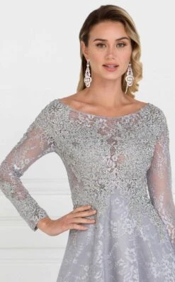 Elizabeth K GL1537 Dress -THE DRESS WARE HOUSE GL1537 SILVER 3O 691079 00eeb57c 06f4 400c b1fd b673af23122a