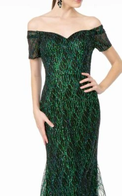 Elizabeth K GL1846 Dress -THE DRESS WARE HOUSE GL1846 BLACKGREEN 3O 439353 ce793376 1ba1 4d04 b31a 7327c7b86ae0