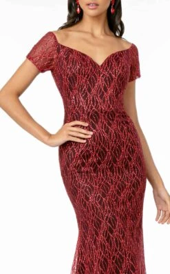 Elizabeth K GL1846 Dress -THE DRESS WARE HOUSE GL1846 BURGUNDY 3O 973324 fc904710 6ebf 486b 80ce c67b23469ab8