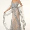 GLS By Gloria GL1925 Dress -THE DRESS WARE HOUSE GL1925 SILVERNUDE 1O 2dbe5912 80e0 4099 bd74 a00cc74d870a 868679