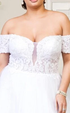 GLS By Gloria GL1936 Dress -THE DRESS WARE HOUSE GL1936 WHITE 3O 3be01c61 5a33 4271 9628 2313d526b712